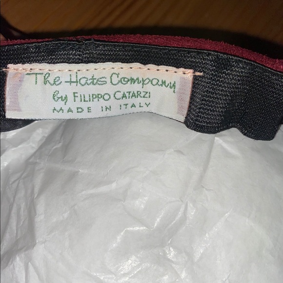 The Hats Company by filippo catarzi - Burgundy Suede Hat - Picture 4 of 4